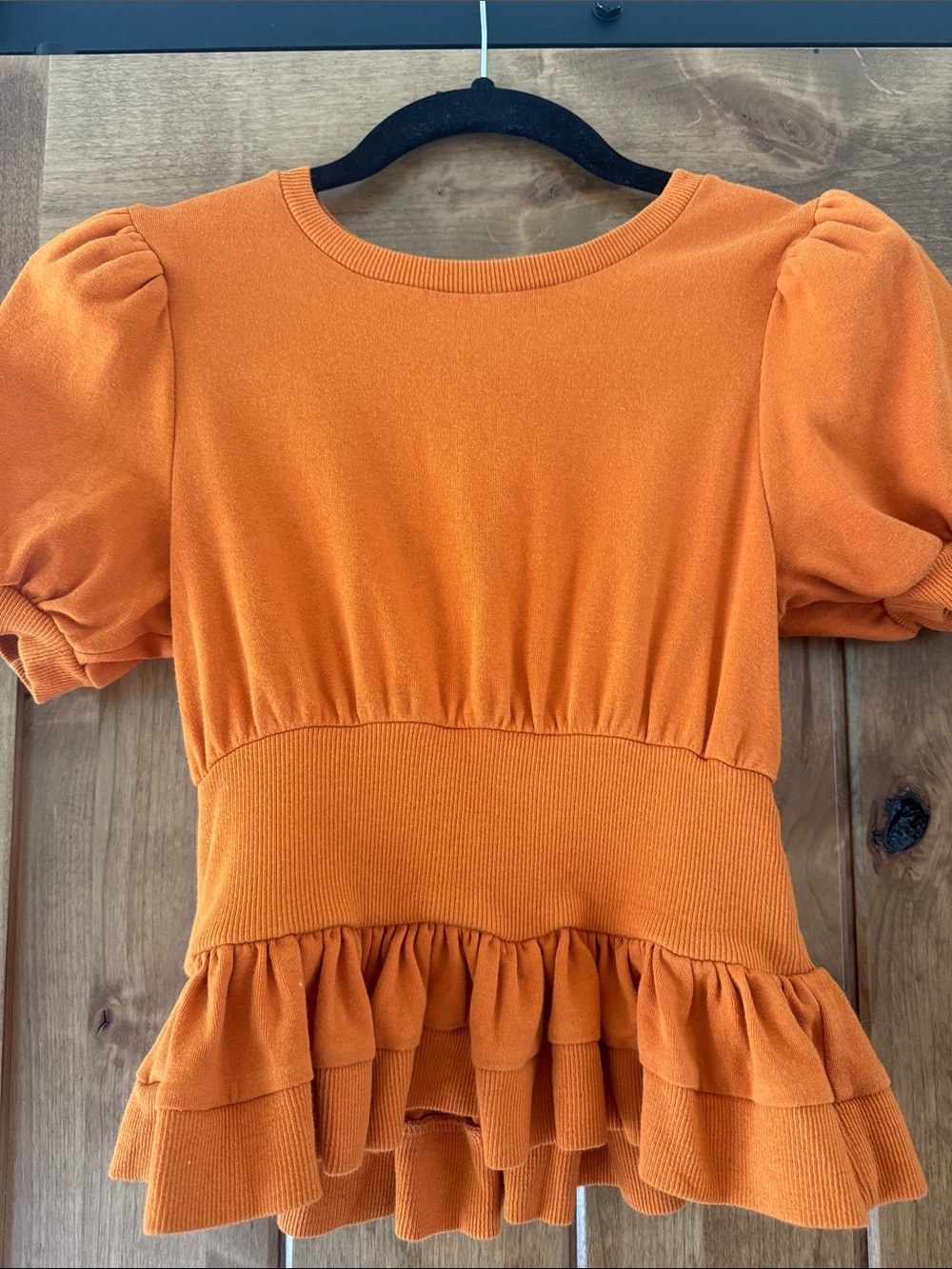 Habitual Vibrant Orange Crewneck Tee